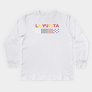 La Vuelta Cycling Shirt, La Vuelta Jersey, La Vuelta 2023, Vuelta Espana Kids Long Sleeve T-Shirt